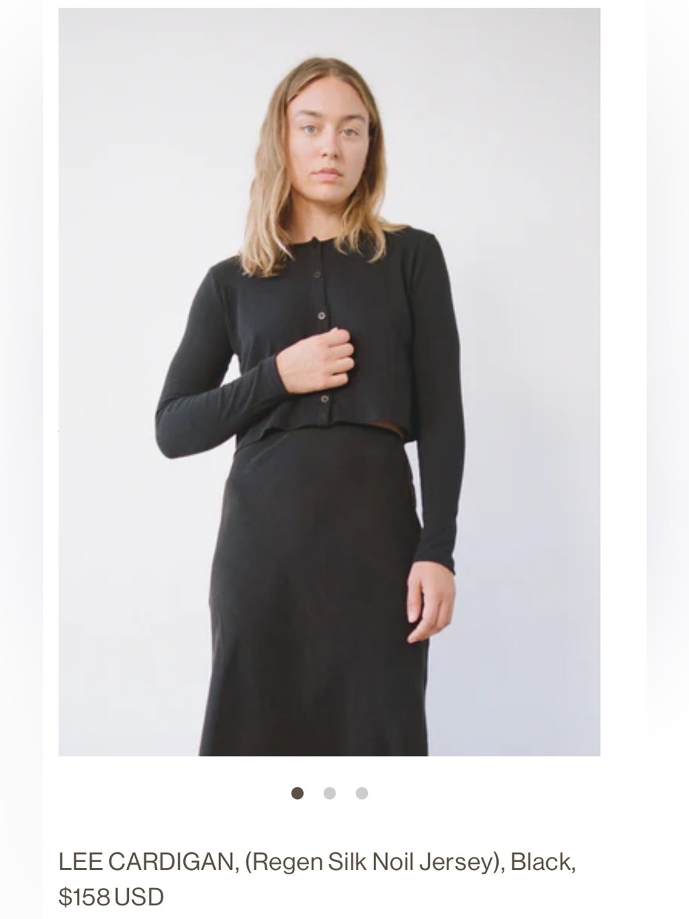 Ozma Lee Cardigan in Black